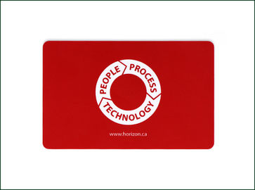 Kartu Pembayaran Tanpa Kontak Elektronik / Kartu RFID Merah Cetak Kustom